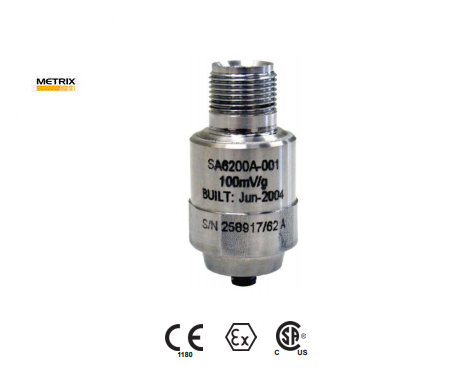 Metrix Vibration加速度计 SA6250-55-1|SA6200UW-55-040